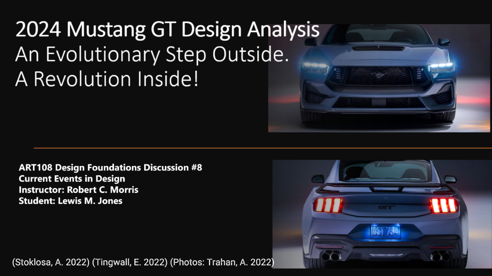 2024 Mustang Design Analysis Slide Show Page 1