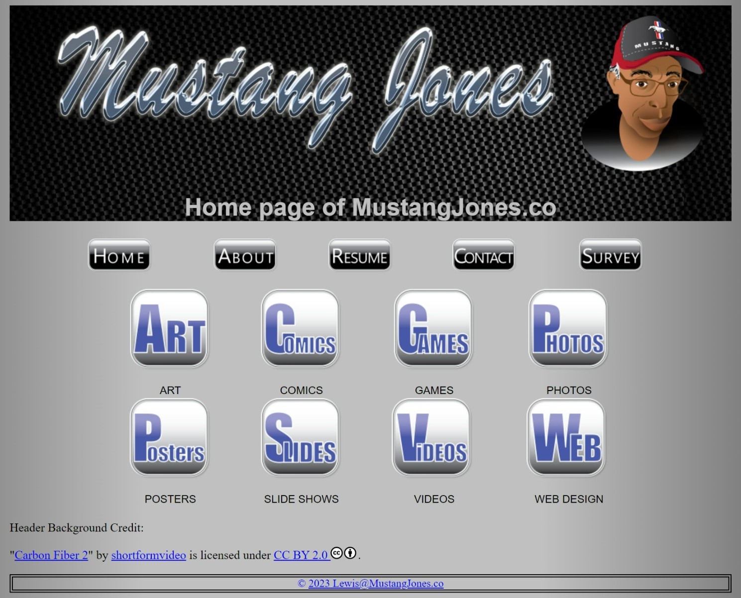 original MustangJones.co site